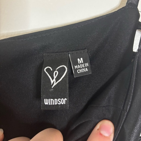 Windsor Black Open Sides Bodycon Dress - Picture 14 of 16